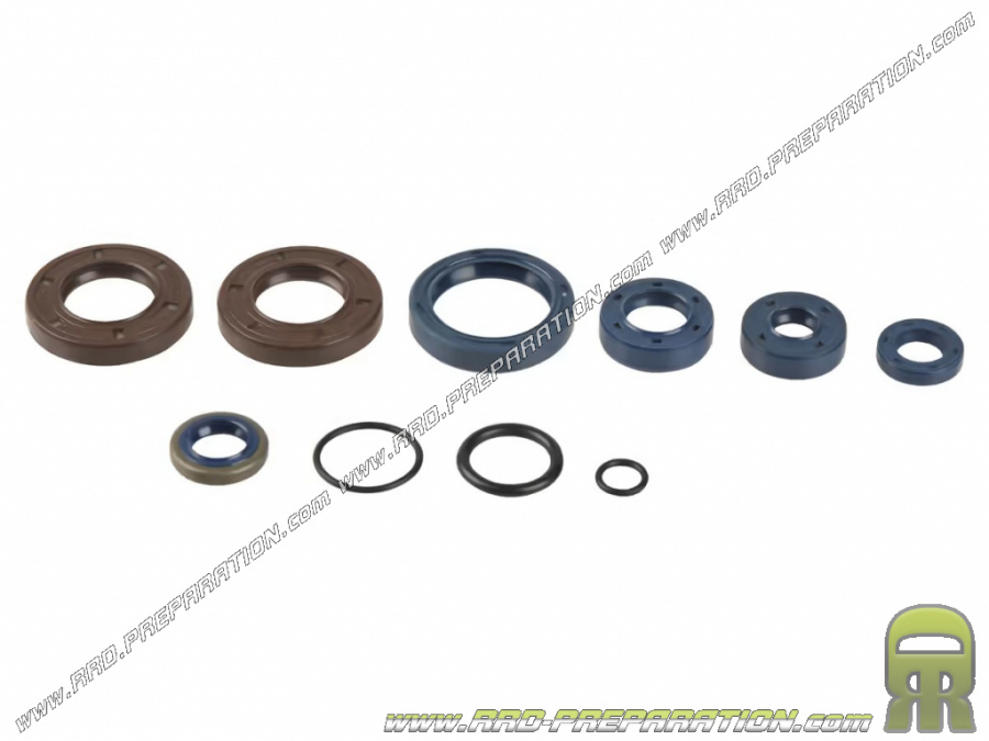 Kit de 10 retenes y O-rings completos ATHENA viton para BETA RK6, RR6, ST 50 2T...