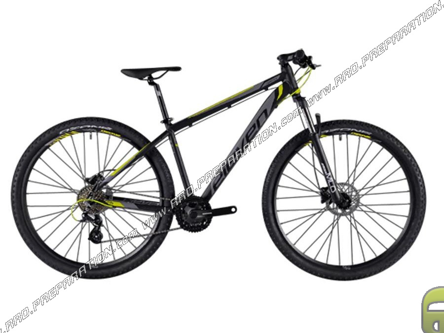 Bicicleta MTB de 29 pulgadas Talla M/L ELEVEN VORTEX 2 Hombre negro y  amarillo