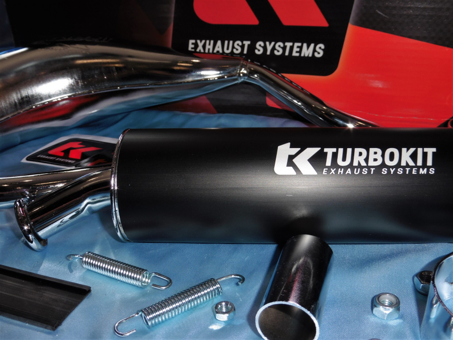 Exhaust Turbokit Tk Chrome Racing High Passage For Trigger Generic Keeway Supermoto Xray Cc