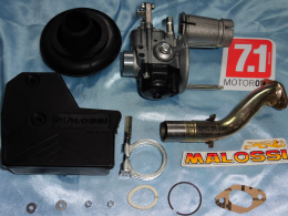 Kit carburateur MALOSSI PHBL 25 avec filtre à air et câble spécial