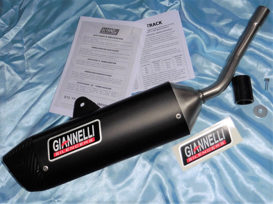 GIANNELLI competition silencer with leak tube Beta RR 50 motard track  Enduro/Motard 2021