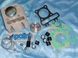 Kit 80 Ø49mm POLINI aluminium SCOOTER 50 4T APRILIA SCARABEO, PIAGGIO ZIP, FLY, LIBERTY, VESPA..