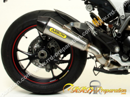 Kit silencieux d'échappement ARROW X-KONE avec raccord pour collecteur d'origine sur Ducati Hypermotard/Hyperstrada de 2013/2018