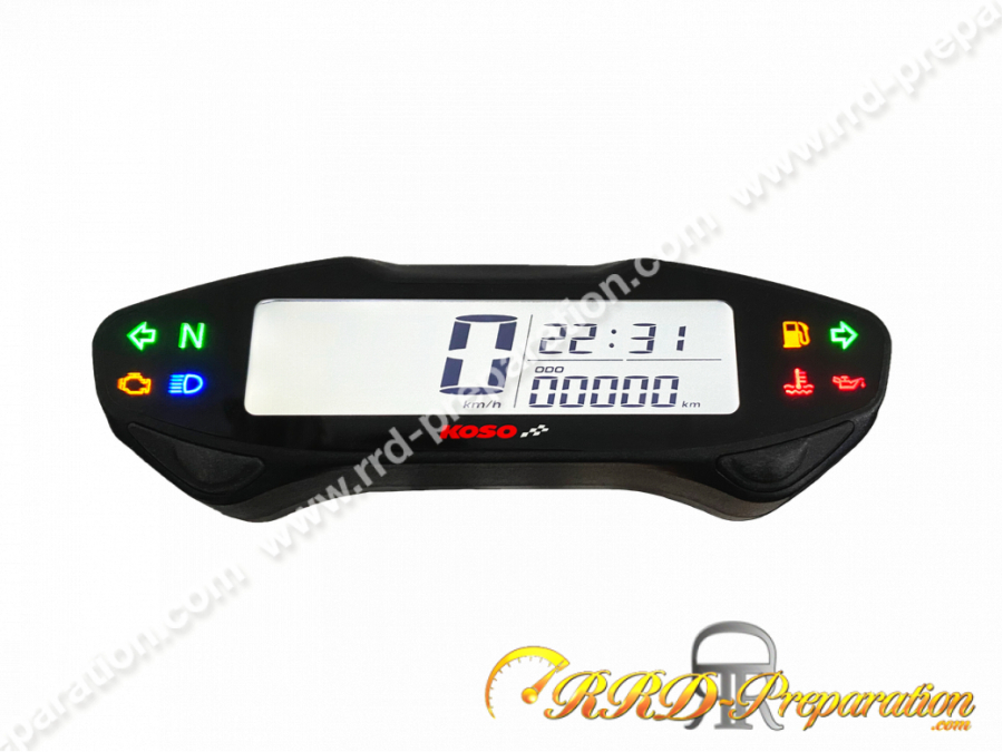 Speedometer, indicators…Digital KOSO DB EX-03 universal (mob, scooter,  quad, motorbike)