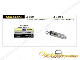 Silencieux d'échappement ARROW RACE-TECH pour KAWASAKI Z 750 de 2004 à 2006