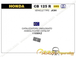 Catalyseur pour ligne d'échappement complète ARROW THUNDER et X-KONE pour HONDA CB 125 R de 2021 à 2022