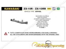 Raccord Racing ARROW pour KAWASAKI ZX-10R / ZX-10RR de 2021 à 2023