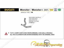 Raccord Racing ARROW pour DUCATI MONSTER 937 de 2021 à 2023