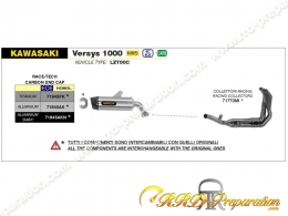 Ligne d'échappement ARROW KAWASAKI VERSYS 1000 de 2021 à 2023