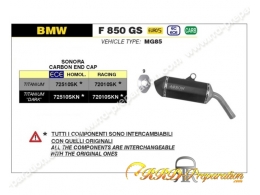 Silencieux d'échappement ARROW SONORA pour BMW F 750 GS / F 850 GS de 2021 à 2023