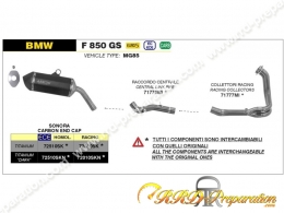 Ligne d'échappement complète ARROW SONORA pour BMW F 750 GS / F 850 GS de 2021 à 2023