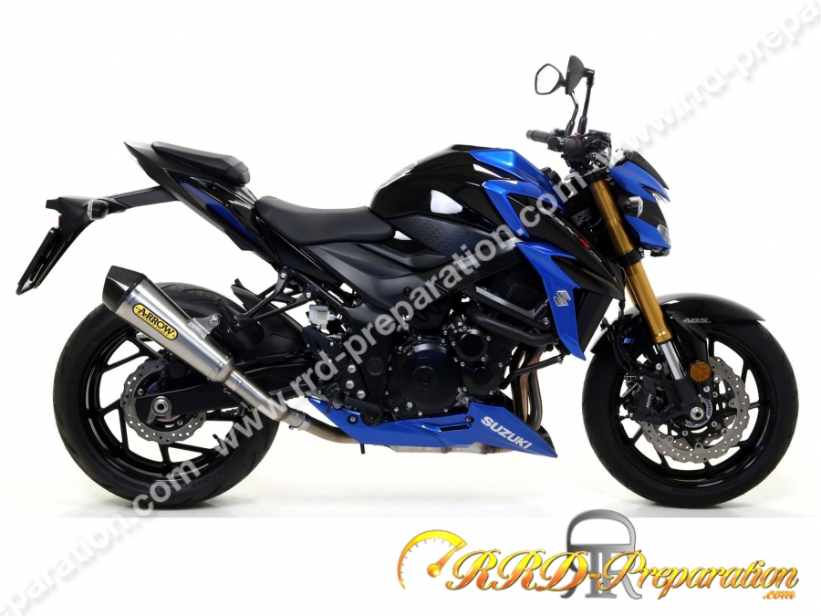 ARROW X-KONE silencer kit with connection for motorcycle SUZUKI GSR 750 ...