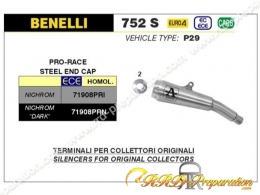 Silencieux PRO-RACE ARROW pour collecteur d'origine sur BENELLI 752 S de 2019 à 2020