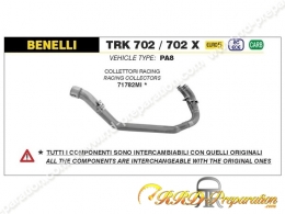 Collecteur d'échappement racing ARROW pour BENELLI TRK 702 / 702X à partir de 2023