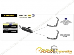 Ligne d'échappement complète ARROW REBEL pour YAMAHA XSR 700 de 2021 à 2023