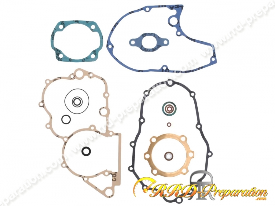 Kit joints moteur complet (16 pièces) ATHENA pour moteur FANTIC 2T 300cc de 1986 à 1989