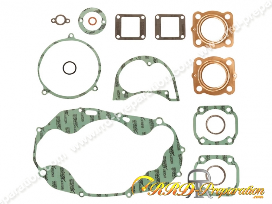 Kit joints moteur complet (15 pièces) ATHENA pour moteur YAMAHA RD A / B/ C / D/ LC / YPVS 250 cc de 1976 à 1979