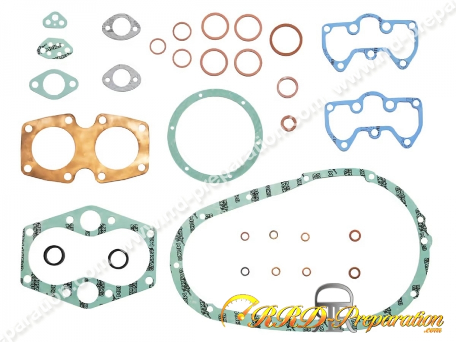 Kit joints moteur complet (31 pièces) ATHENA pour moteur TRIUMPH 3TA TWIN T21 350 cc de 1957 à 1966