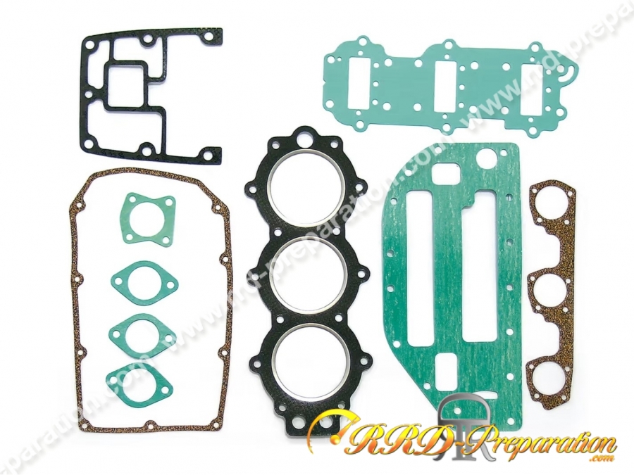 Kit joints moteur complet (10 pièces) ATHENA pour moteur JOHNSON ENVIRUDE 60, 65, 70HP 2 et 3 cylindres de 1986 à 1997