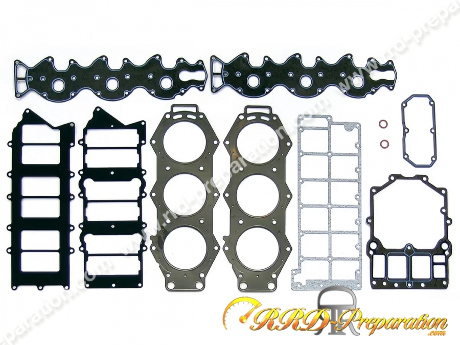 Kit joints moteur complet (11 pièces) ATHENA pour moteur YAMAHA 150, 175, 200 HP V6 de 2000 à 2018