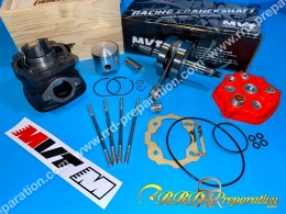 Pack maxi-kit MVT 90cc Ø50,2mm mono segment (vilebrequin course 44,8 avec équilibreur) pour mécaboite moteur DERBI euro 3 & 4