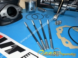 Pack maxi-kit MVT 90cc Ø50,2mm mono segment (vilebrequin course 44,8 avec équilibreur) pour mécaboite moteur DERBI euro 3 & 4