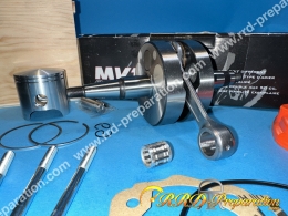 Pack maxi-kit MVT 90cc Ø50,2mm mono segment (vilebrequin course 44,8 avec équilibreur) pour mécaboite moteur DERBI euro 3 & 4