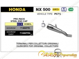 Silencieux ARROW PRO RACE pour collecteur d'origine sur HONDA NX 500 et CB 500 HORNET à partir de 2024