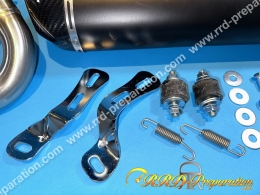 Ligne de pot d'échappement TURBO KIT TK QUAD OVALE H2 pour YAMAHA RAPTOR et WARRIOR 350