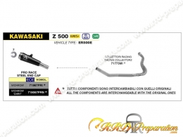 Ligne d'échappement complète ARROW PRO RACE pour KAWASAKI Z 500 et NINJA 500 à partir de 2024