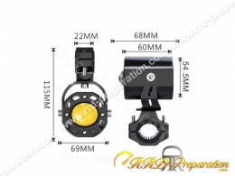 Feu avant additionnel LED ECOBENE 12V50W homologuée CE RD MAX