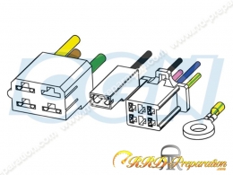 Allumage électronique sans bobines CGN type origine 12V pour Peugeot 103 gros cône rupteur