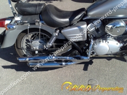 Pot d'échappement TURBOKIT TK CUSTOM pour moto HONDA SHADOW 125 4T de 1997 à 2008