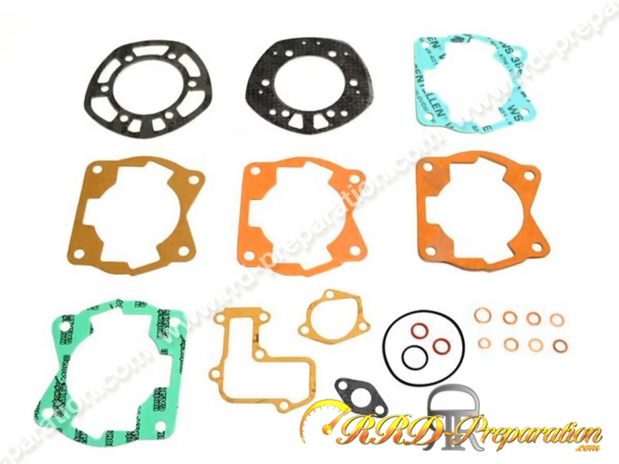 Kit joint haut moteur (22 pièces) ATHENA pour moteur KTM EGS, EXC, GS, MX.. 125cc de 1987 à 1997