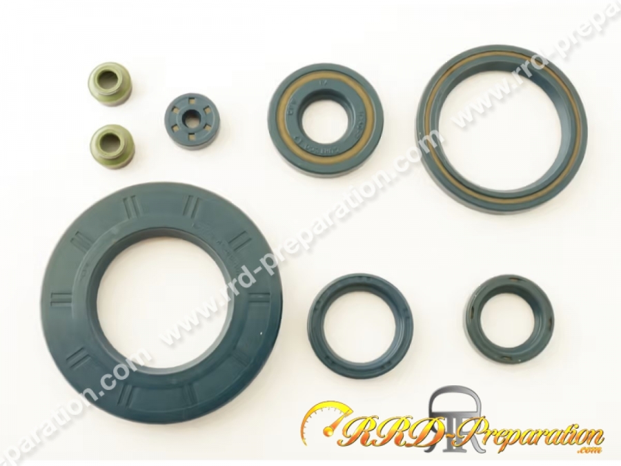 Kit de 8 joint spy ATHENA complet pour moto LAVERDA 4T BICILINDRO 750 cc de 1969 à 1977