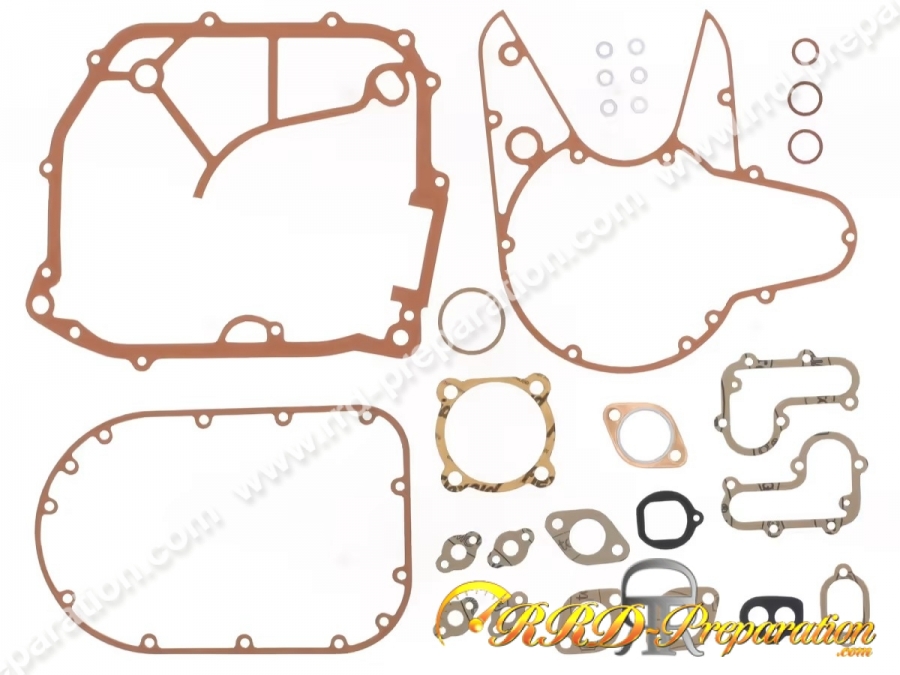 it joint moteur complet (27 pièces) ATHENA pour moteur MACCHI 4T SS / SX / GT / GTS (HARLEY DAVIDSON 350 cc de 1970 à 1973