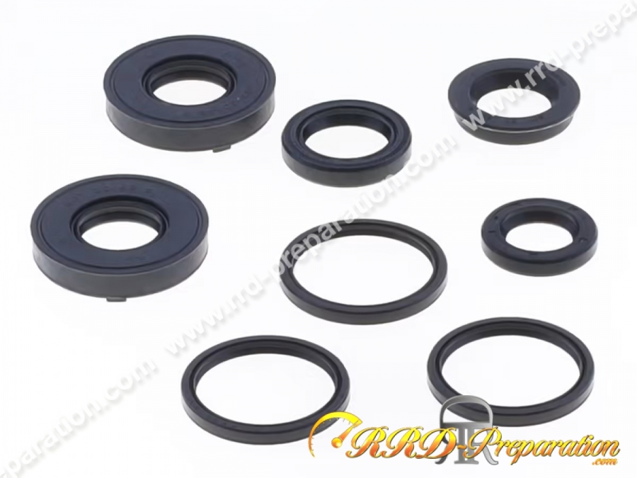 Kit de 8 joint spy ATHENA complet pour moto MALAGUTI CIAK, F10, F12.. 50cc de 1999 à 2018