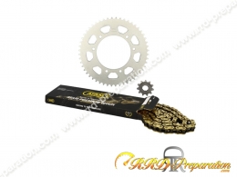 Kit chaîne AFAM 420 / 11X52 pour 50cc PEUGEOT XP6, XP7, RIEJU MRT, RS3, SMX ...