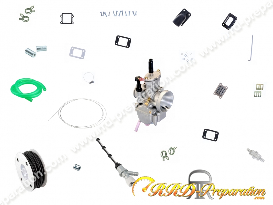 Kit carburation complet 24mm RRD avec BIG VALVE ATHENA minarelli vertical (booster, bw's)