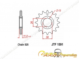 Pignon de sortie de boite JT SPROCKETS pour moto YAMAHA FZ8, MT-07, 09, TENERE, TDM, R1 ... largeur 525