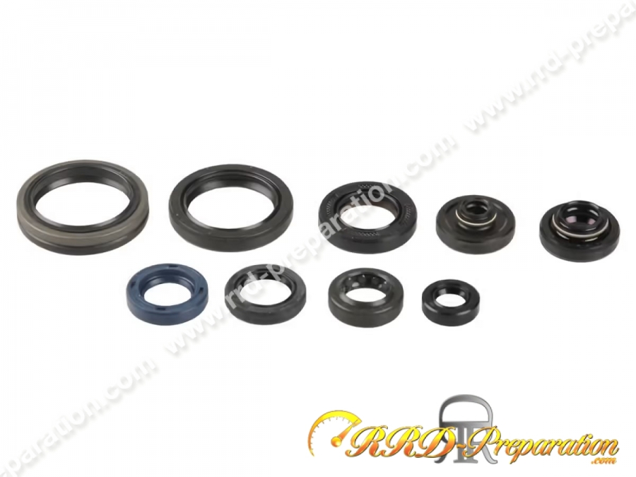 Kit de 9 joint spy ATHENA complet pour moto SUZUKI RM 125 cc de 1992 à 2008