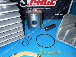 Kit 50cc aluminium air avec culasse MVT S-RACE G1 6 transferts MBK 51 / MOTOBECANE AV10