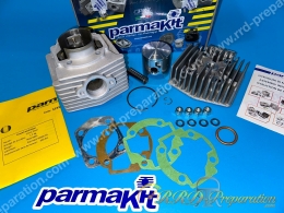 Kit 82cc Ø50mm PARMAKIT aluminium air avec culasse pour MBK 51 / motobecane av10