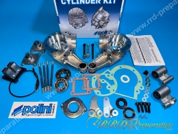 Carters moteur support incorporé POLINI complets Peugeot 103 SPX, RCX & CLIP