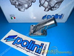 Pipe d' admission POLINI Ø20mm par 24mm (PHBG) peugeot 103 SPX, RCX, CLIP, MVX (et MVL Vogue depuis 1995)