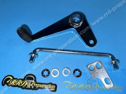 Pédale de lanceur (cirette) articulée REPLAY acier chrome pour Peugeot 103 & MBK 51 sauf SPX, RCX, CLIP & MVX