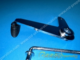 Pédale de lanceur (cirette) articulée REPLAY acier chrome pour Peugeot 103 & MBK 51 sauf SPX, RCX..