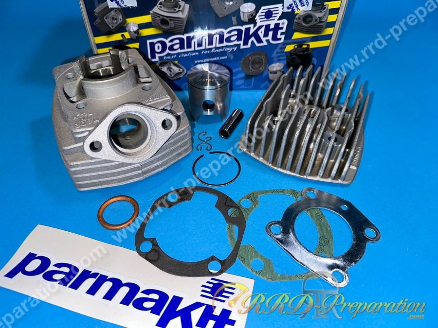 Kit 50 complet avec culasse aluminium air PARMAKIT RACING 6 transferts pour Peugeot 103 / fox / HONDA wallaroo