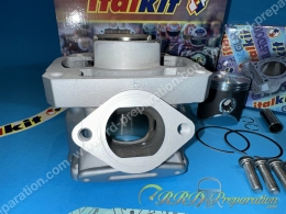 Kit 140 ITALKIT bi segment avec culasse pour moteur 125 ROTAX 122, aprilia RS, AF1, EUROPA, PEGASO, et autres 2 temps