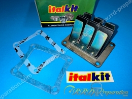 Clapets ITALKIT Compétition lamelles Karbonit pour moto HONDA NSR et CAGIVA MITO, FRECCIA C12, 125 2 temps